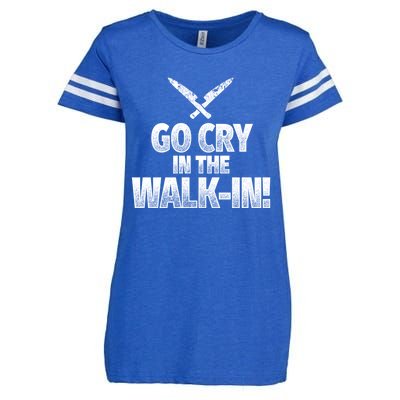 Go Cry In The Walkin Funny Chef Great Gift Enza Ladies Jersey Football T-Shirt