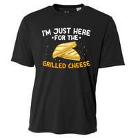 Grilled Cheese IM Just Here For The Grilled Cheese Cooling Performance Crew T-Shirt