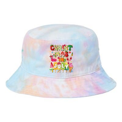 Groovy Christmas In July Summer Hawaii Tie Dye Newport Bucket Hat