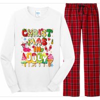 Groovy Christmas In July Summer Hawaii Long Sleeve Pajama Set