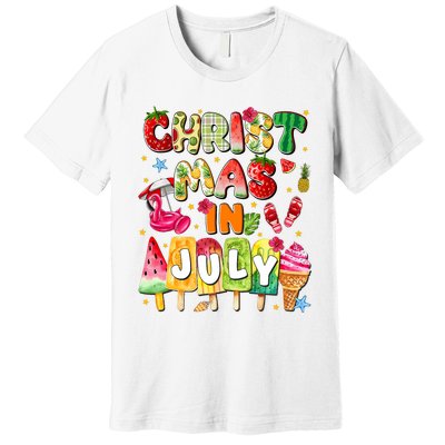 Groovy Christmas In July Summer Hawaii Premium T-Shirt