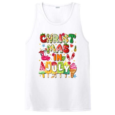 Groovy Christmas In July Summer Hawaii PosiCharge Competitor Tank