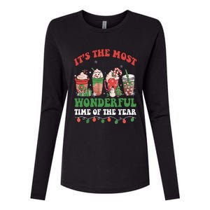 Groovy Christmas ItS The Most Wonderful Time Of The Year Cute Gift Womens Cotton Relaxed Long Sleeve T-Shirt