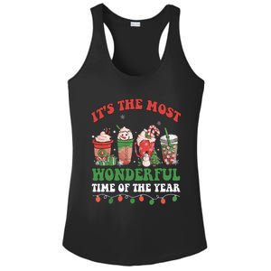 Groovy Christmas ItS The Most Wonderful Time Of The Year Cute Gift Ladies PosiCharge Competitor Racerback Tank