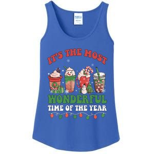 Groovy Christmas ItS The Most Wonderful Time Of The Year Cute Gift Ladies Essential Tank