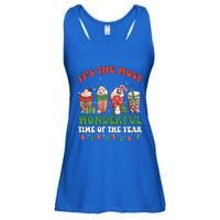 Groovy Christmas ItS The Most Wonderful Time Of The Year Cute Gift Ladies Essential Flowy Tank