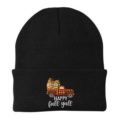Gnomes Couple In Truck Pumpkin Spice Fall Yall Autumn Gnome Beanie