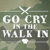 Go Cry In The Walk In Funny Chef Legacy Tie Dye Trucker Hat