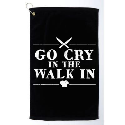 Go Cry In The Walk In Funny Chef Golf Towel