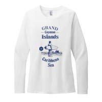 Grand Cayman Islands Womens CVC Long Sleeve Shirt