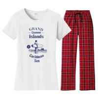 Grand Cayman Islands Women's Flannel Pajama Set