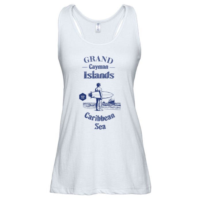 Grand Cayman Islands Ladies Essential Flowy Tank