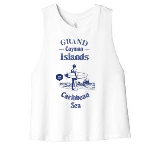 Grand Cayman Islands Women's Racerback Cropped Tank