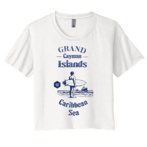 Grand Cayman Islands Women's Crop Top Tee