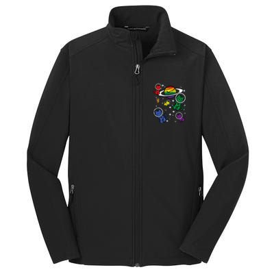 Gay Cats In Space Rainbow Pride Month Lgbtq Ally Core Soft Shell Jacket