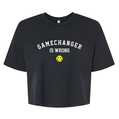 Game Changer Is Wrong Bella+Canvas Jersey Crop Tee