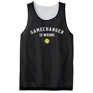 Game Changer Is Wrong Mesh Reversible Basketball Jersey Tank