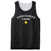 Game Changer Is Wrong Mesh Reversible Basketball Jersey Tank