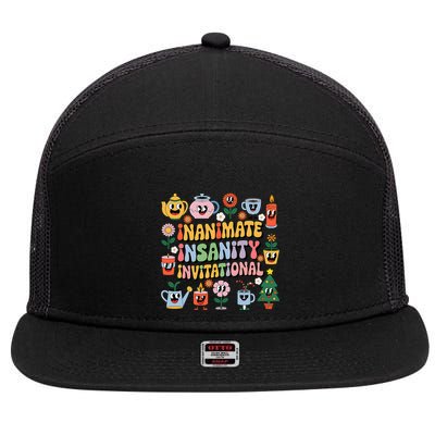 Groovy Creator Ink Inanimate Insanity 7 Panel Mesh Trucker Snapback Hat
