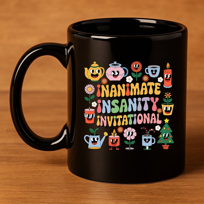 Groovy Creator Ink Inanimate Insanity 11oz C Handle Ceramic Mug