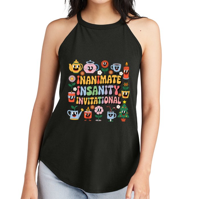 Groovy Creator Ink Inanimate Insanity Women's Perfect Tri Rocker Tank