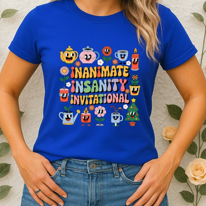 Groovy Creator Ink Inanimate Insanity Womens T-Shirt