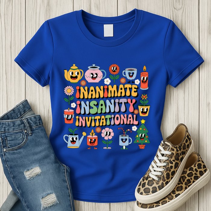 Groovy Creator Ink Inanimate Insanity Womens T-Shirt