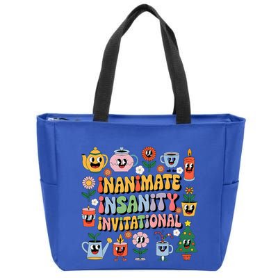 Groovy Creator Ink Inanimate Insanity Zip Tote Bag