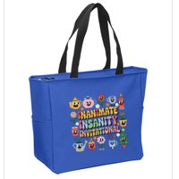 Groovy Creator Ink Inanimate Insanity Zip Tote Bag
