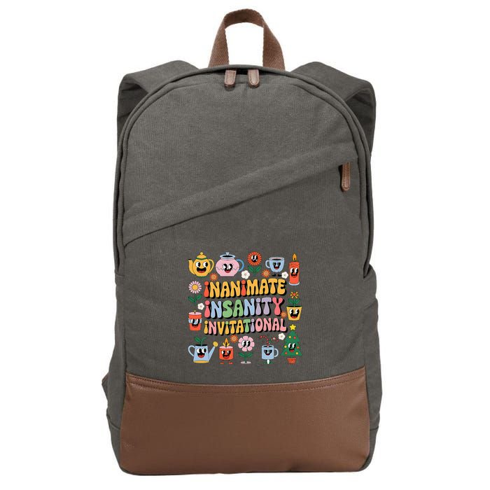Groovy Creator Ink Inanimate Insanity Cotton Canvas Backpack