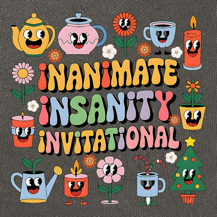 Groovy Creator Ink Inanimate Insanity Cotton Canvas Backpack
