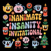 Groovy Creator Ink Inanimate Insanity Black And White Mousepad