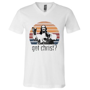 Got Christ Jesus Graphic Christian Funny V-Neck T-Shirt