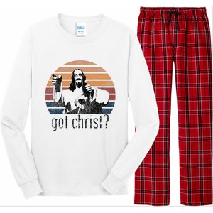 Got Christ Jesus Graphic Christian Funny Long Sleeve Pajama Set