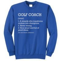 Golf Coach Job Definition Personalized Funny Golf Coach Gift Sweatshirt