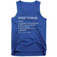 Golf Coach Job Definition Personalized Funny Golf Coach Gift Tank Top