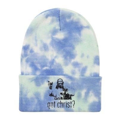 Got Christ Jesus Graphic Christian Tie Dye 12in Knit Beanie