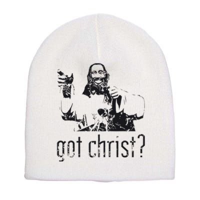 Got Christ Jesus Graphic Christian Short Acrylic Beanie