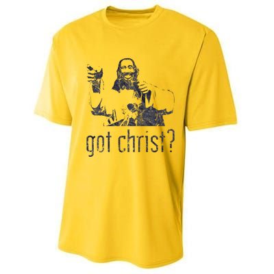 Got Christ Jesus Graphic Christian Funny Performance Sprint T-Shirt