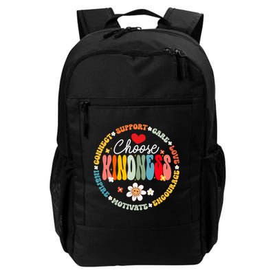Groovy Choose Kindness Daisy Be Kind Inspirational Gift Backpack