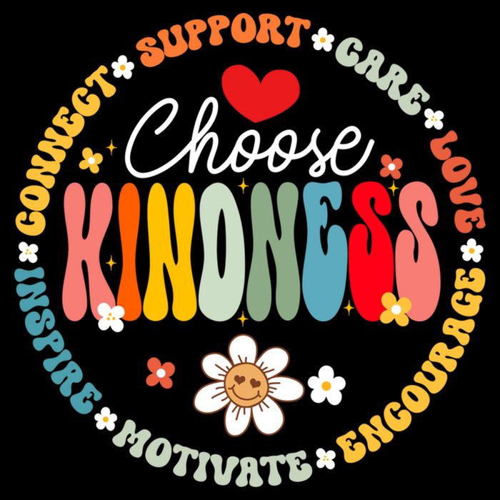 Groovy Choose Kindness Daisy Be Kind Inspirational Gift Backpack