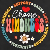 Groovy Choose Kindness Daisy Be Kind Inspirational Gift Adult Drive Performance Visor