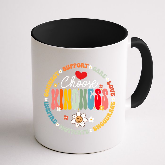 Groovy Choose Kindness Daisy Be Kind Inspirational Gift Mug