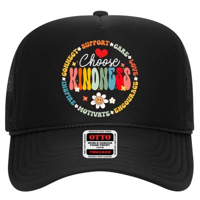 Groovy Choose Kindness Daisy Be Kind Inspirational Gift Hat