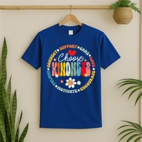 Groovy Choose Kindness Daisy Be Kind Inspirational Gift T-Shirt