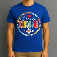 Groovy Choose Kindness Daisy Be Kind Inspirational Gift T-Shirt