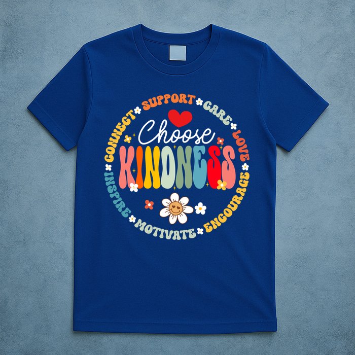 Groovy Choose Kindness Daisy Be Kind Inspirational Gift T-Shirt
