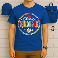 Groovy Choose Kindness Daisy Be Kind Inspirational Gift T-Shirt