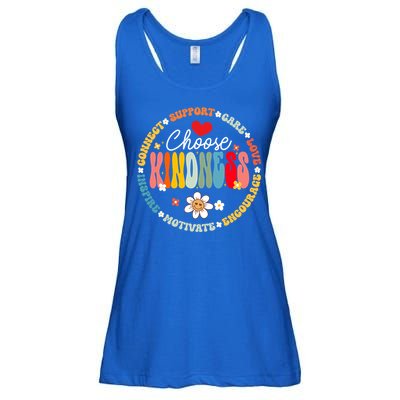 Groovy Choose Kindness Daisy Be Kind Inspirational Gift Ladies Essential Flowy Tank