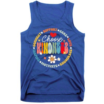 Groovy Choose Kindness Daisy Be Kind Inspirational Gift Tank Top